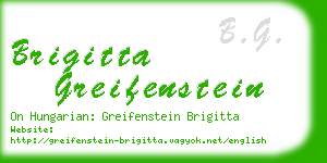 brigitta greifenstein business card